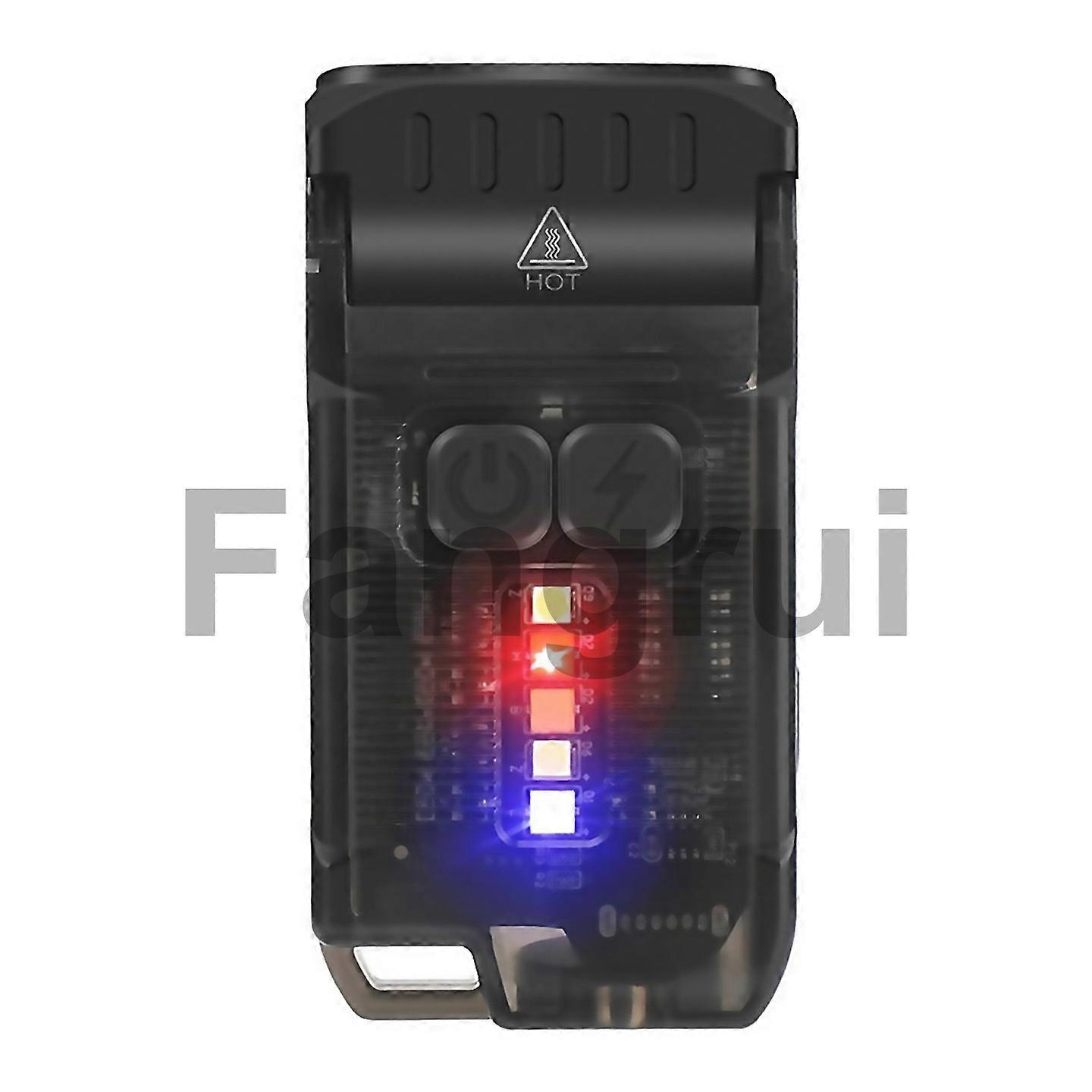 For V15 Led Small Powerful Flashlight10 Modes Pocket Flashlightblack