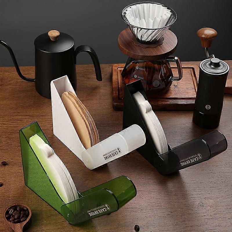 CAFE RHYME Dustproof Filter Paper Holder Lidded Coffee Filter Box