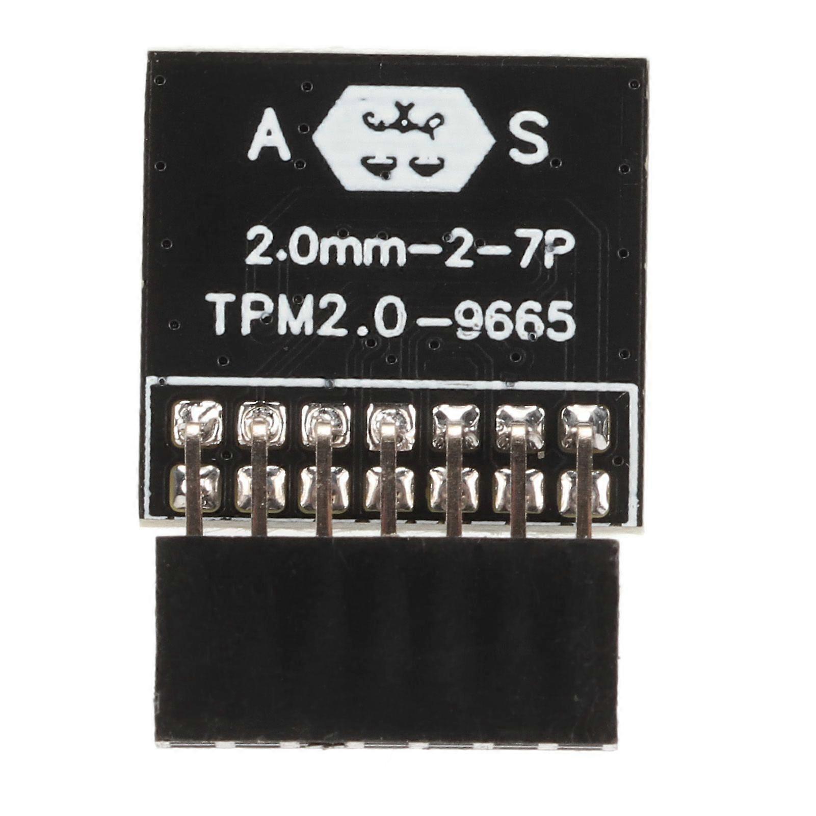TPM 2.0 Module TPM Chip 14 Pin 2x7P Security Module for ASUS for Win11 Platform Protection Module