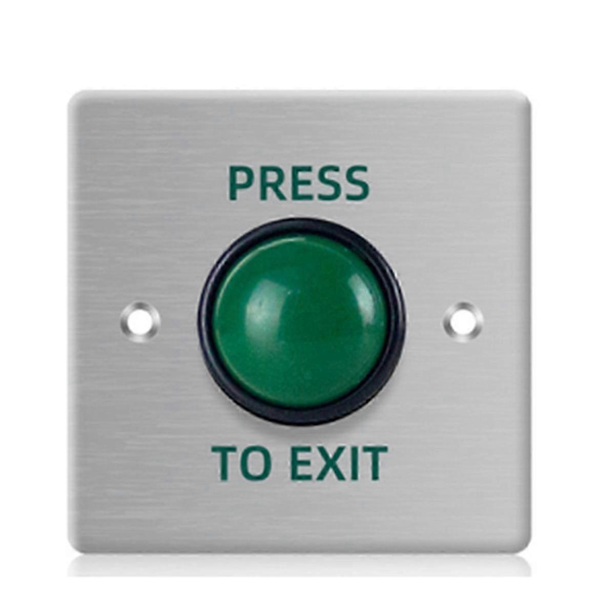 Door Exit Push Button Release Switch Opener Stainless Steel Panel Suitable for Access Control