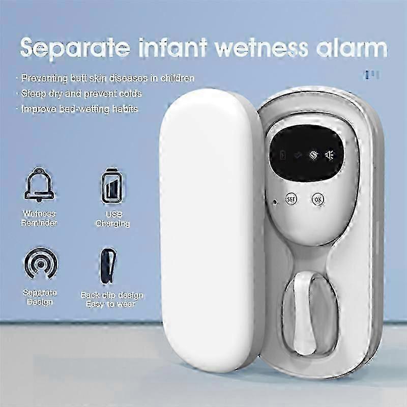 Wireless enuresis alarm for teens moisture sensor bedwetting device