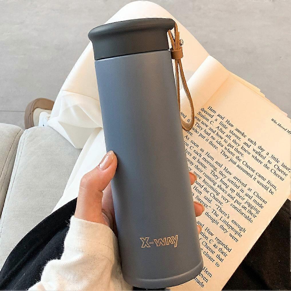 Thermos Cup Tea Cup Men's Tea Water Cup 304 Stainless Steel Vacuum Portable Cup