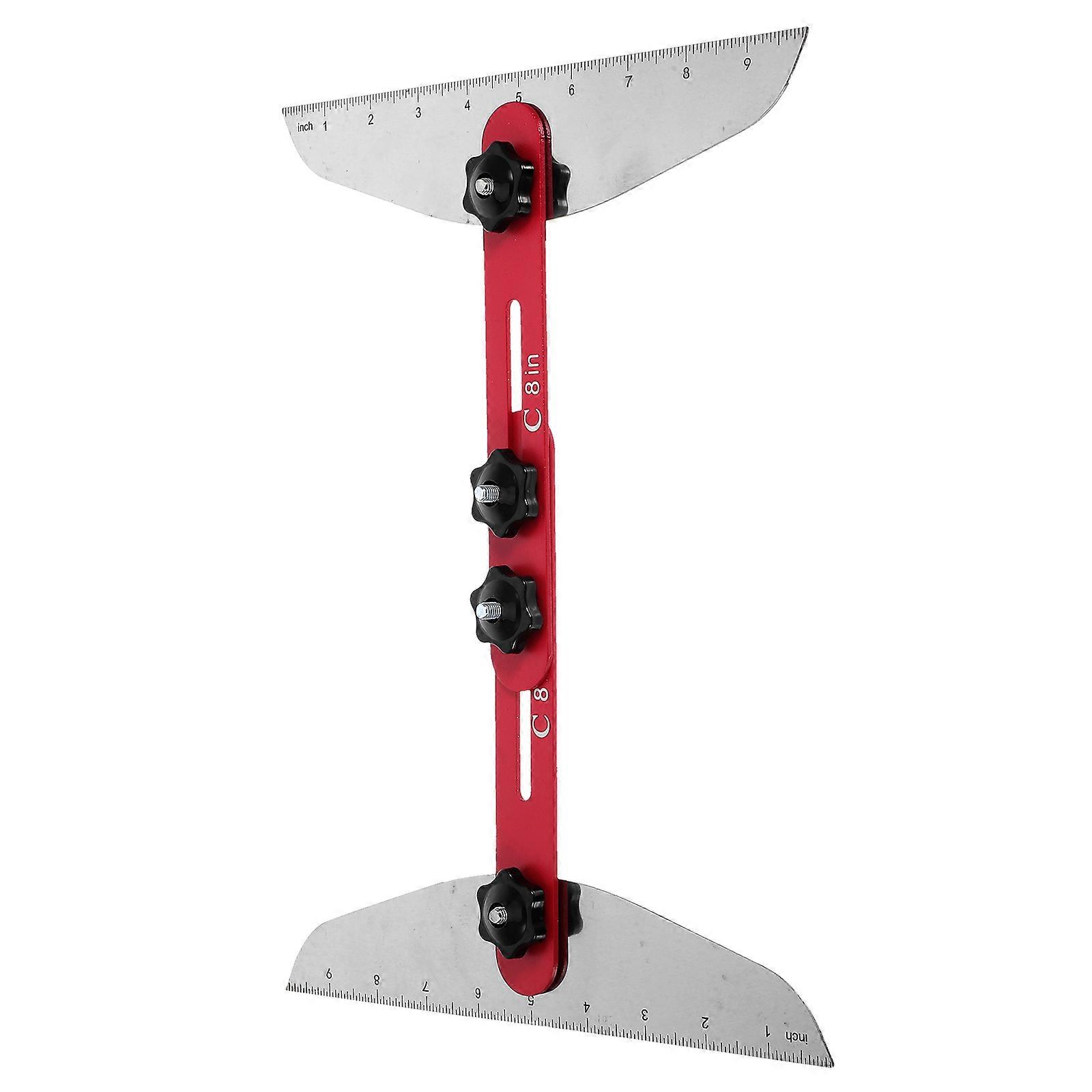 Stair Measurement Tool Stair Tread Template Tool Designed For Professional Carpenters Compact Foldable Design Stainless Steel Renovation 1 Set