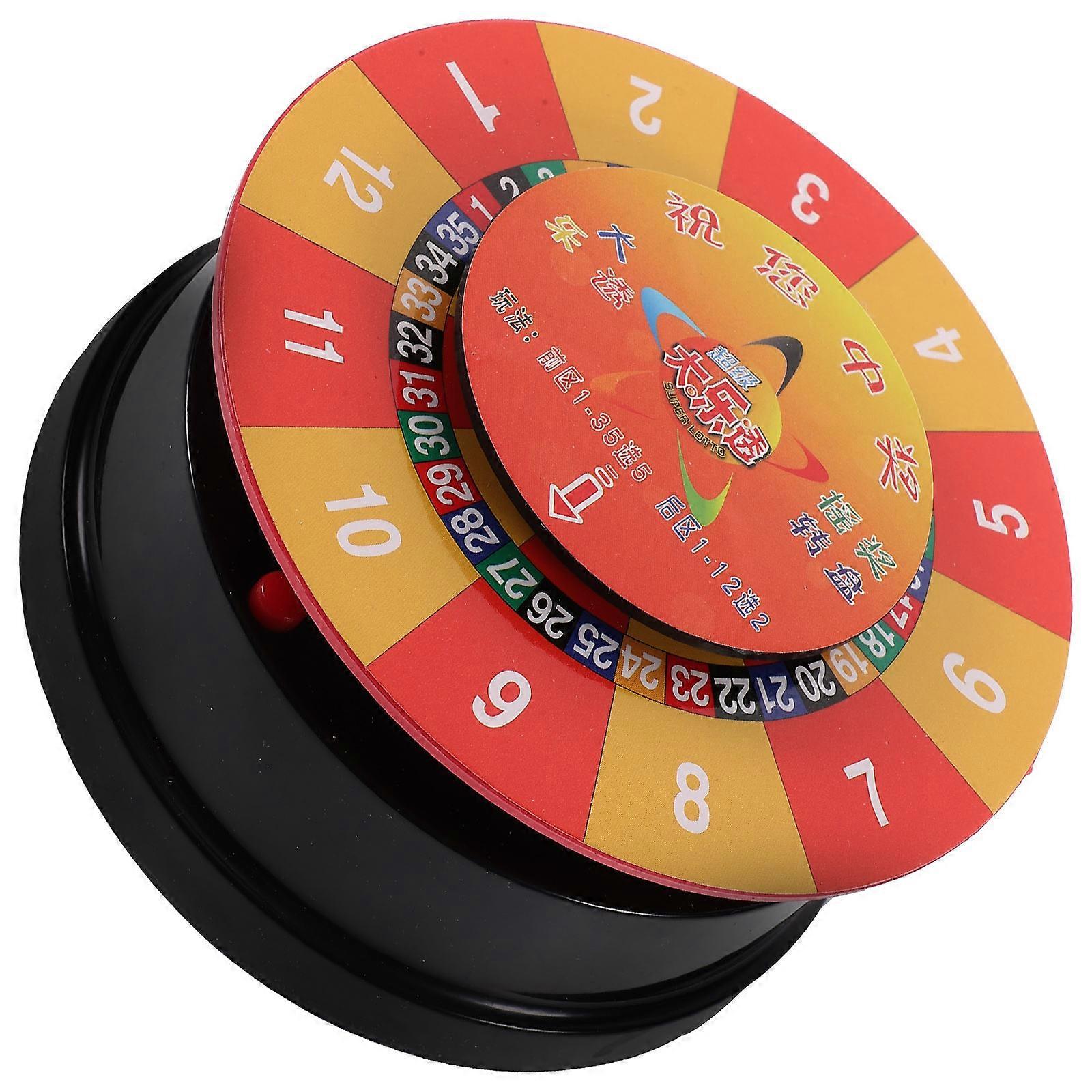 Bingo Game Rotating Roulette Wheel for Entertainment Portable