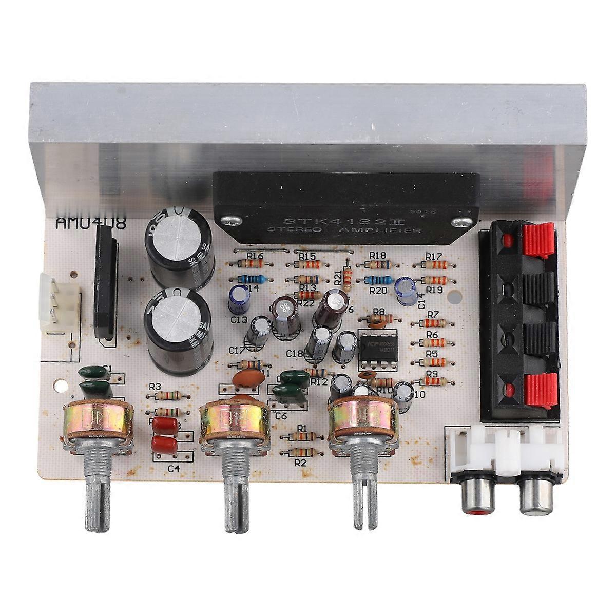 DX-0408 Power Amplifier Board with Electroplated Silver Knob