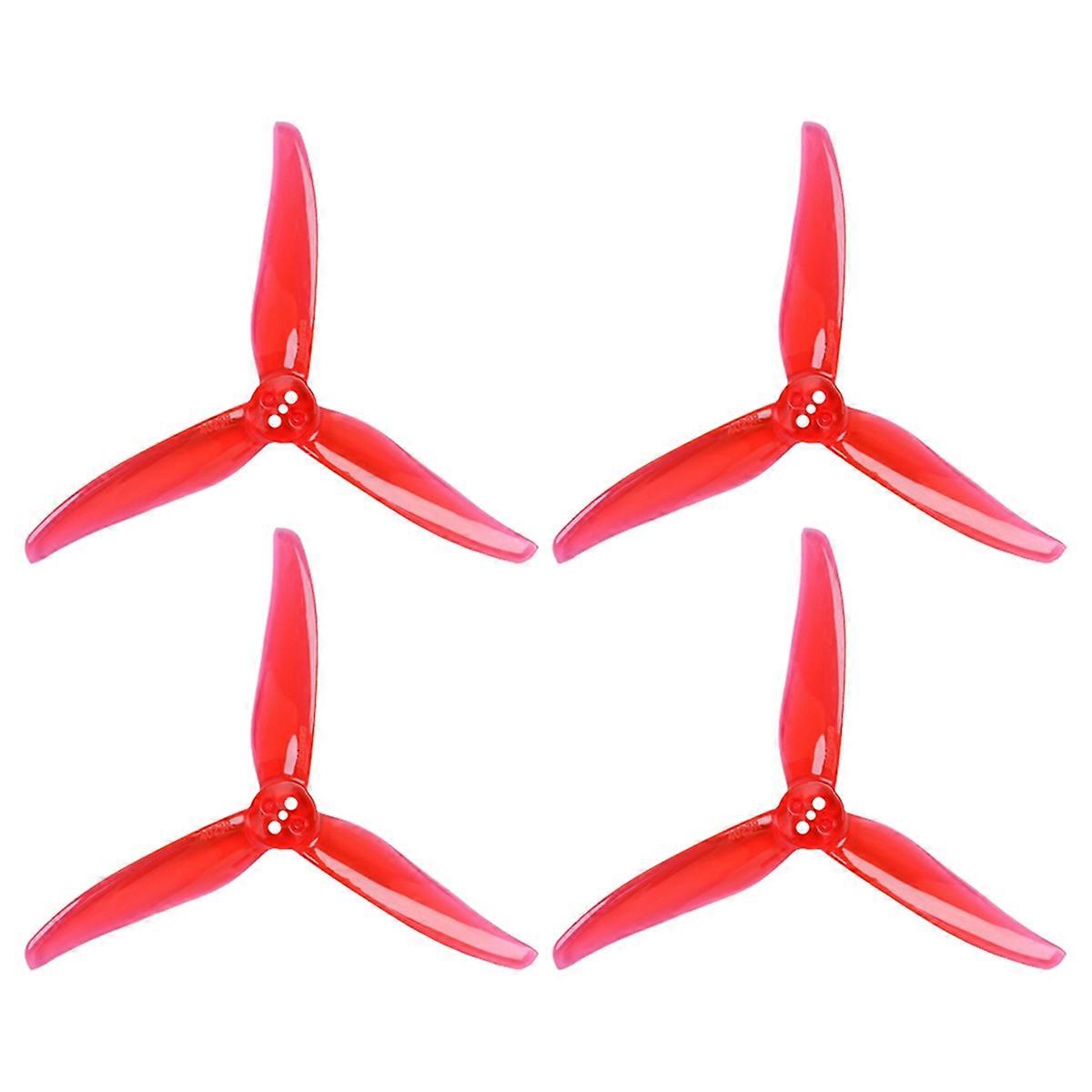 2Pairs 4023 Propeller 3-Blade PC Props Tre-Hole för 1505-3600KV Borstlös Motor För RC FPV Drone Röd