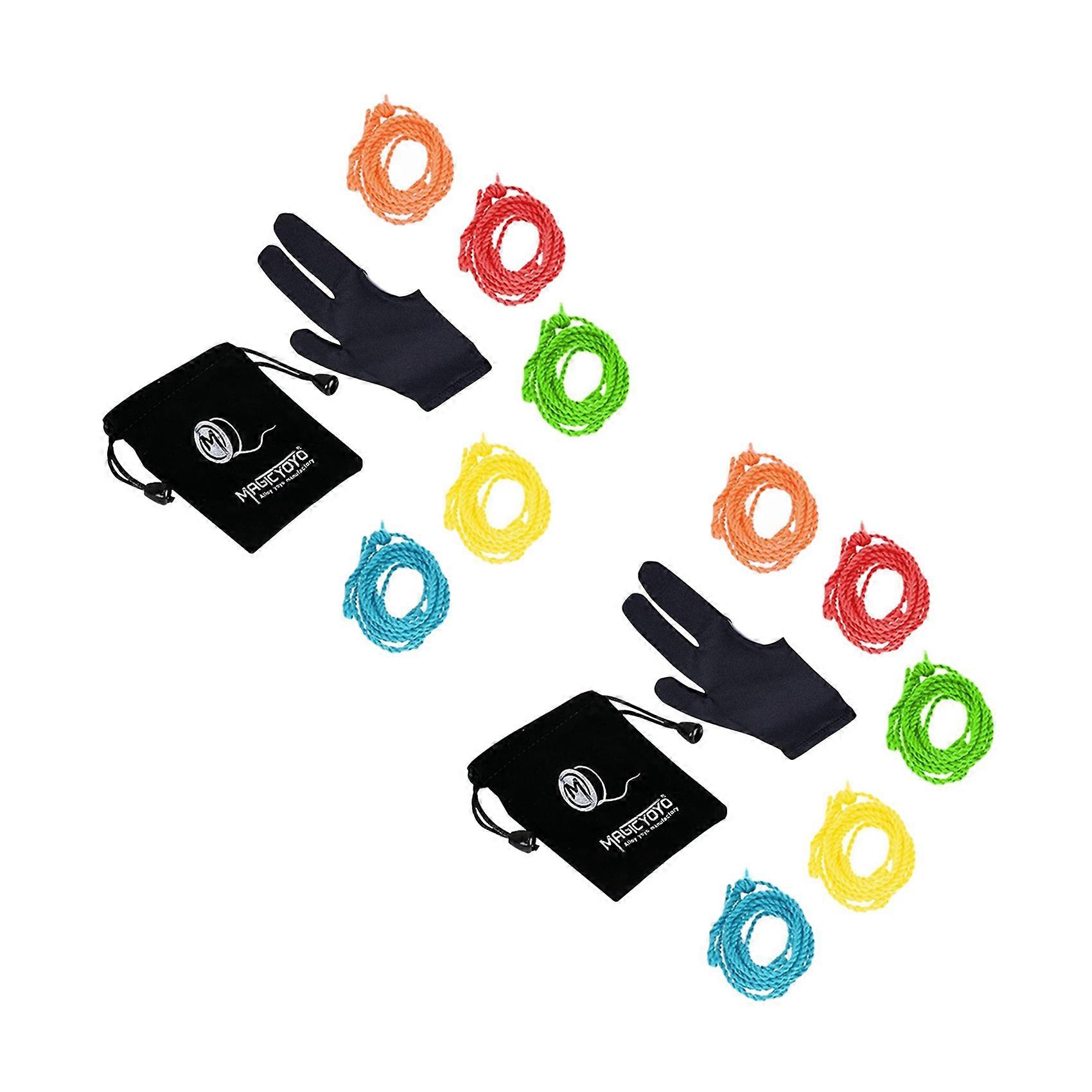 Professional 10 Pcs Yoyo Strings (Color Random), Yoyo Glove, Yoyo Bag