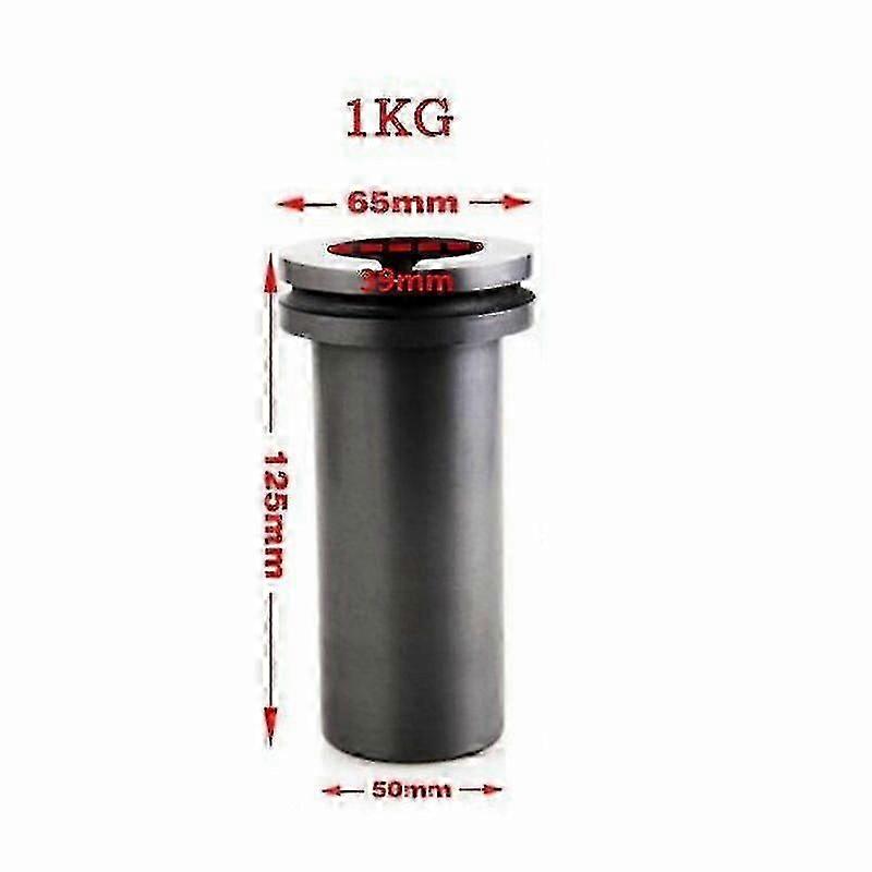 Hochreiner Graphittiegel 1-5kg Einzel- oder Doppelring Schnellschmelzendes Metall Gold Silber Guss M