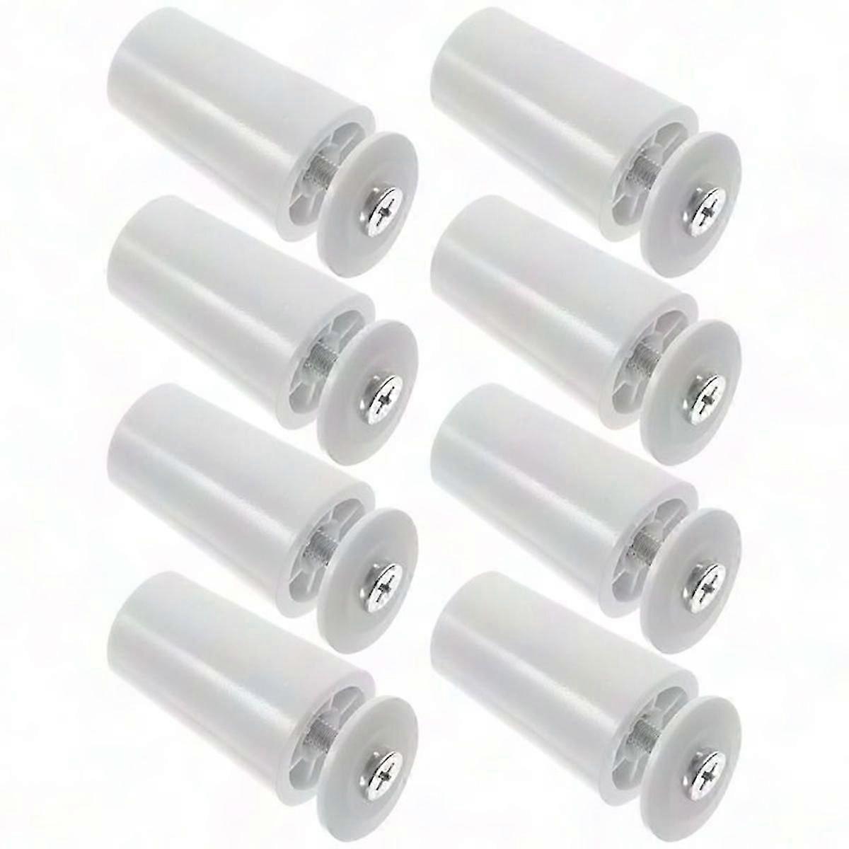 8-Pack White Window Blind Stops for Roller Shutters and Blinds