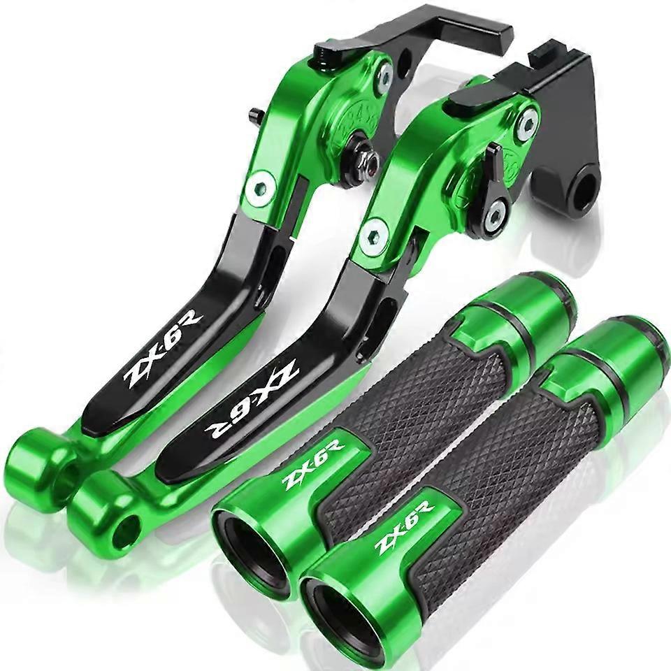 Motorcycle For KAWASAKI NINJA ZX6R ZX-6R 2019 2020 2021 2022 2023 2024 Brake Clutch Levers Handlebar Grips ends Adjustable lever