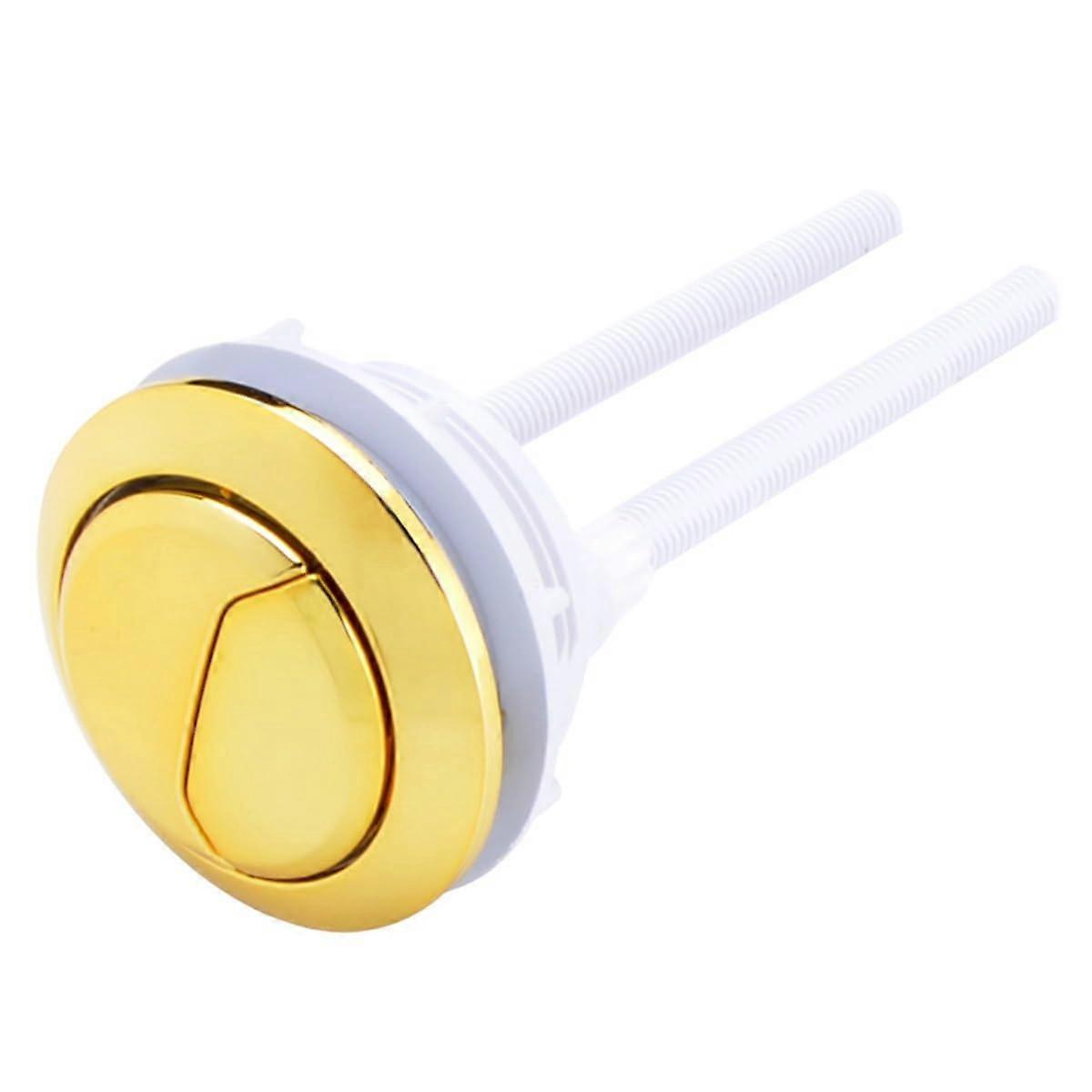Plastic Toilet Button 48mm Dual Flush Round Toilet Tank Button 1 Piece Flush Valve Switch Bathroom Accessory