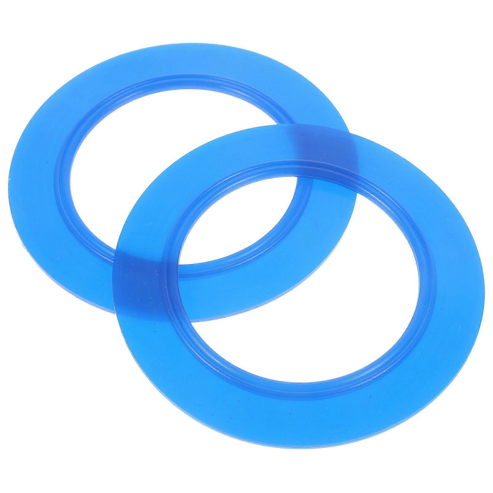Toilet Tank Parts 8Pcs Seal Replacement Kit Designed For Homeowners And Plumbers Leakproof Installation Sky Blue