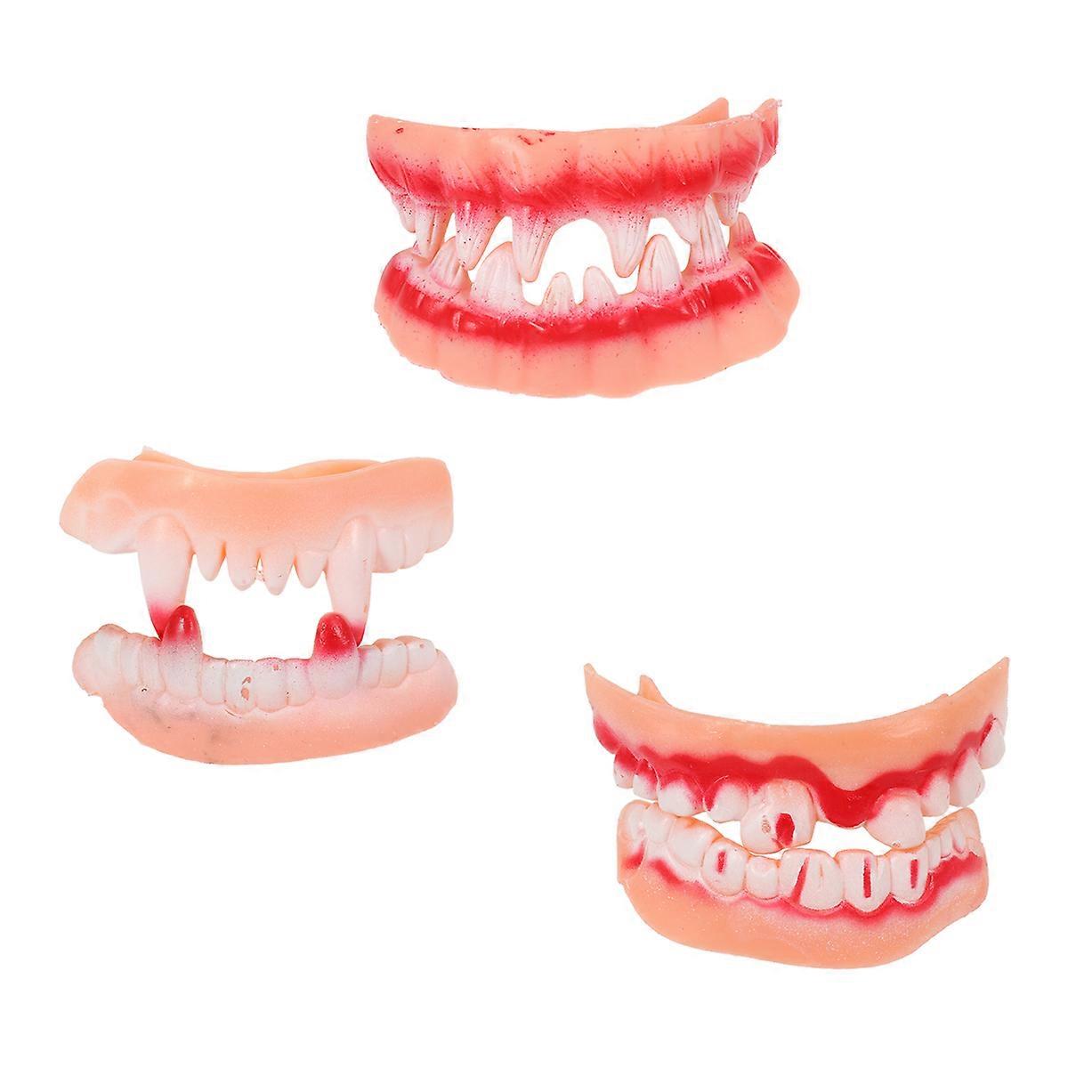 Halloween Teeth Costume for 9Pcs Zombie Party Use