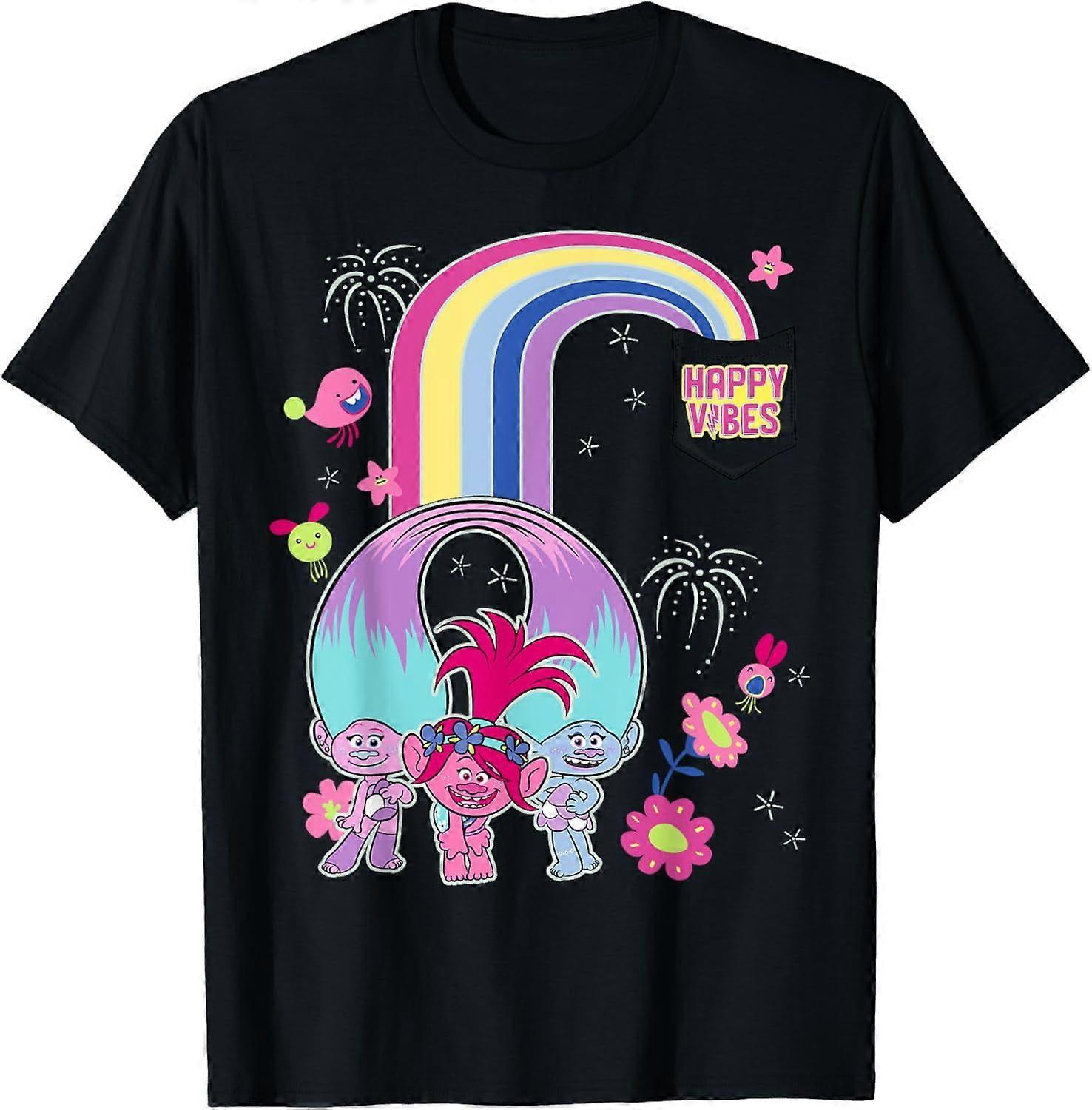 Tričko DreamWorks Trolls Poppy Rainbowreadrf27