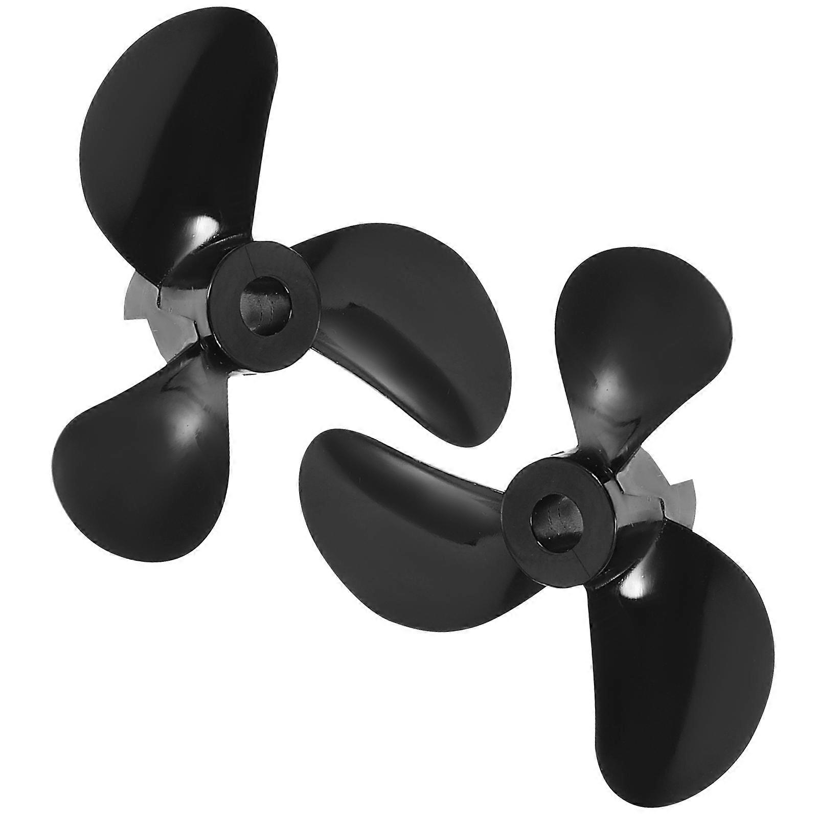 Durable RC Boat Outboard Propellers Three- Design For Tugboats 4.00X4.00X0.90CM 2 Pairs