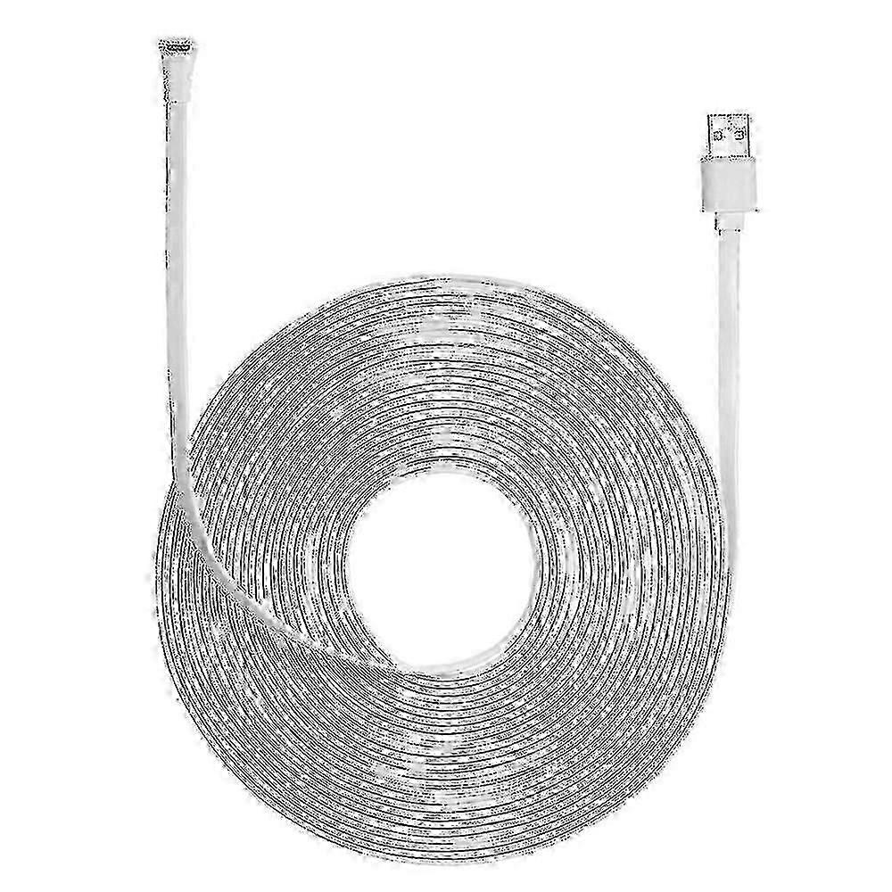 Cable de carga resistente a la intemperie de 9 m con micro USB de aleación de aluminio para cámaras Arlo Pro/Pro 2/Go/Light