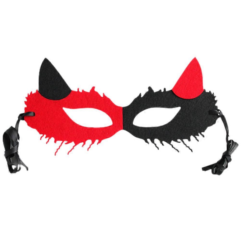 Mardi Gras Fox Masquerade Mask For Women Suitable For Masquerade Events Multi Color With Gothic Style 4Pcs