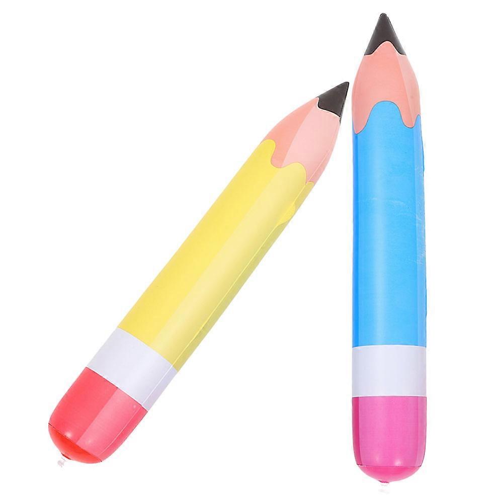 PVC Inflatable Pencil Balloon for Party 10Pcs Large Colorful Jumbo Props