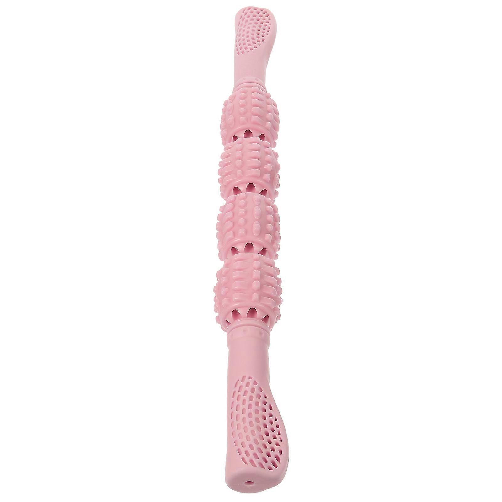 Pink Leg Massage Stick for Muscle 2Pcs Set