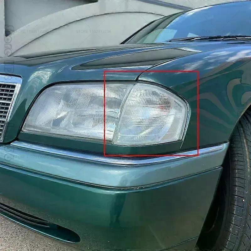 for 1993-2000 W202 Mercedes Benz C Class Front Indicator Corner Light Signal Lamp No Bulb 2028260943 2028261043