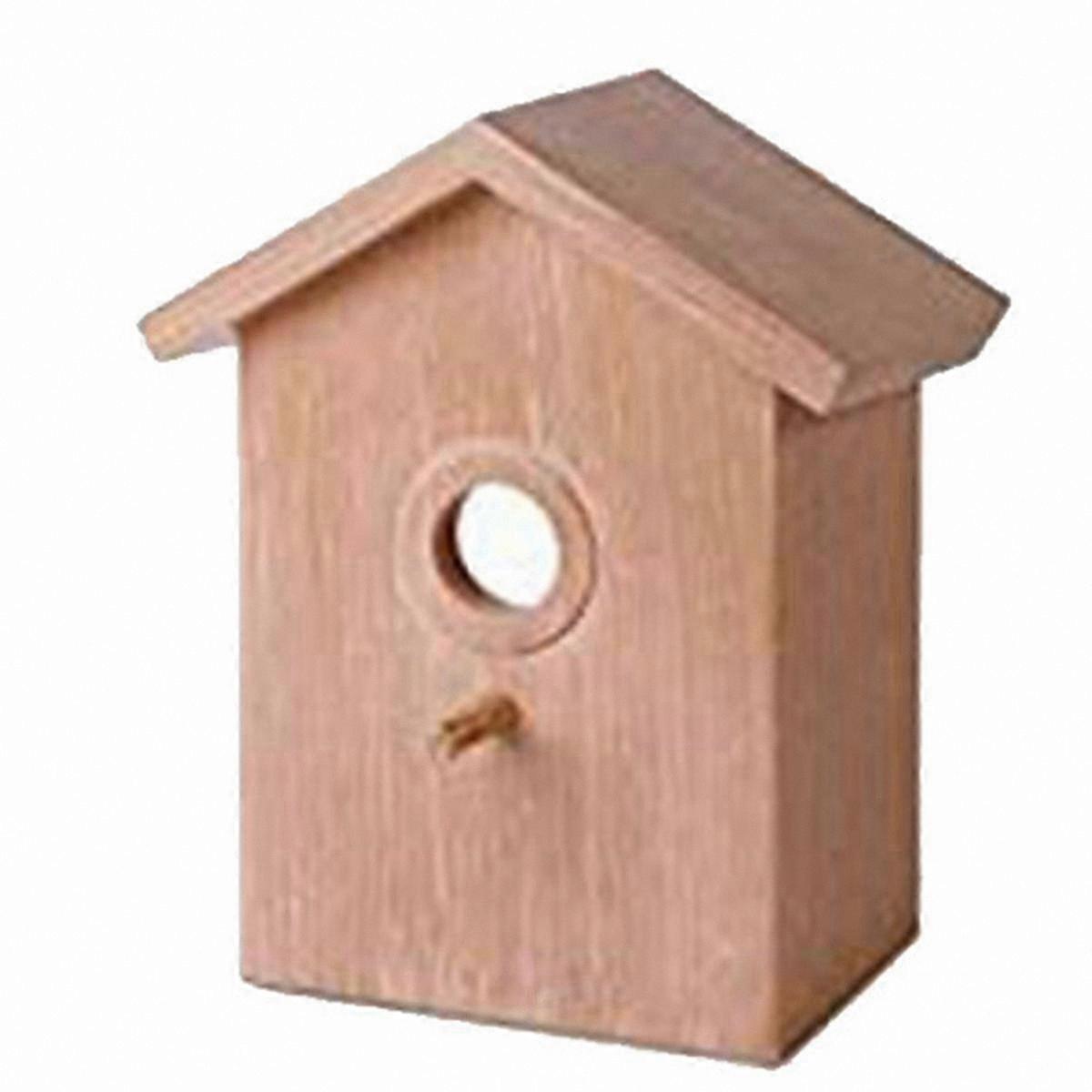 Window Bird House with Suction Cup for Exterior Mounting