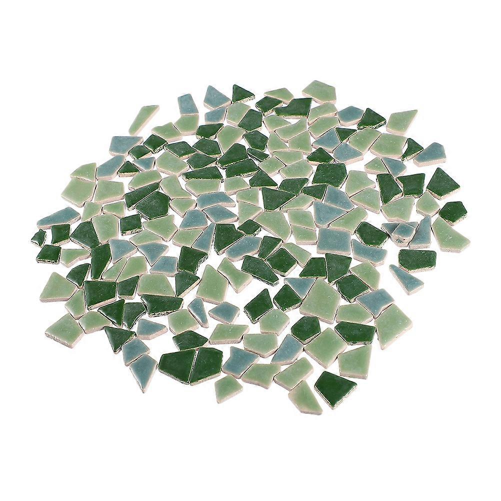 DIY Home Decor Ceramic Tiles 4Pcs Irregular Shape Crafting Pieces Suitable For Beginners