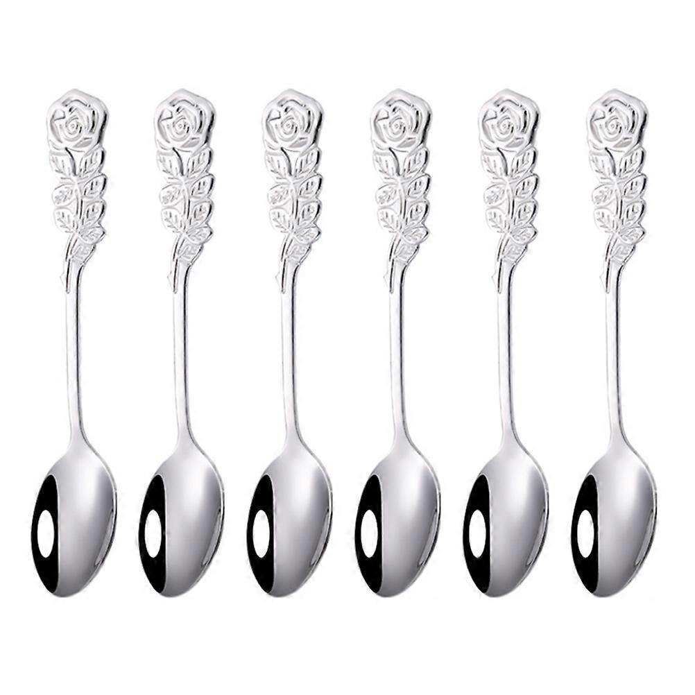 Kitchen Supply Stainless Steel Creative Teaspoon for Kitchen Use 12Pcs