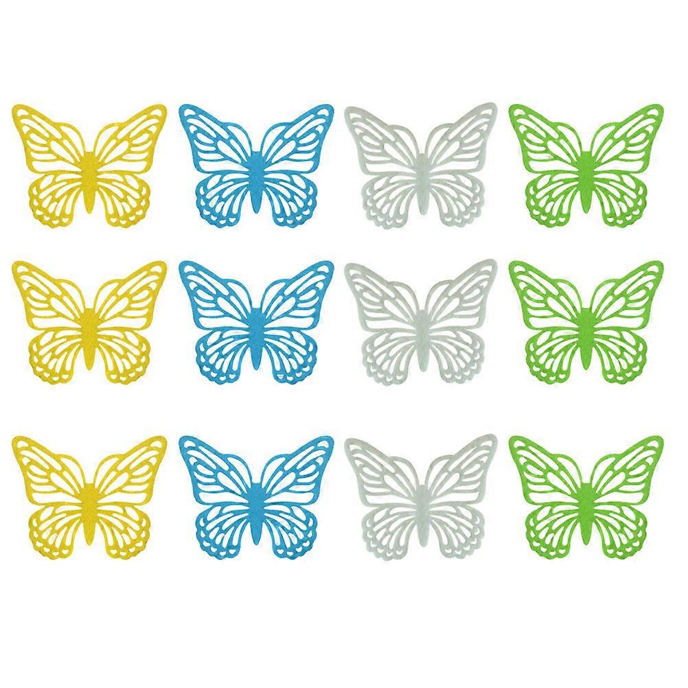24Pcs Easter Table Placemats Cloth Coasters for Decoration Use