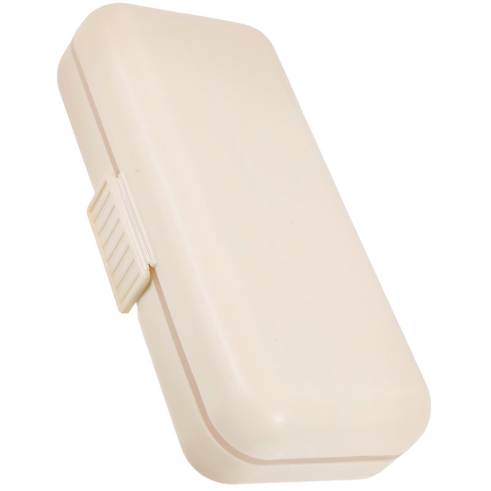 Rectangular Small Medication Storage Case For Travelers 13x6.6x3.4Cm Simple Style 1Set