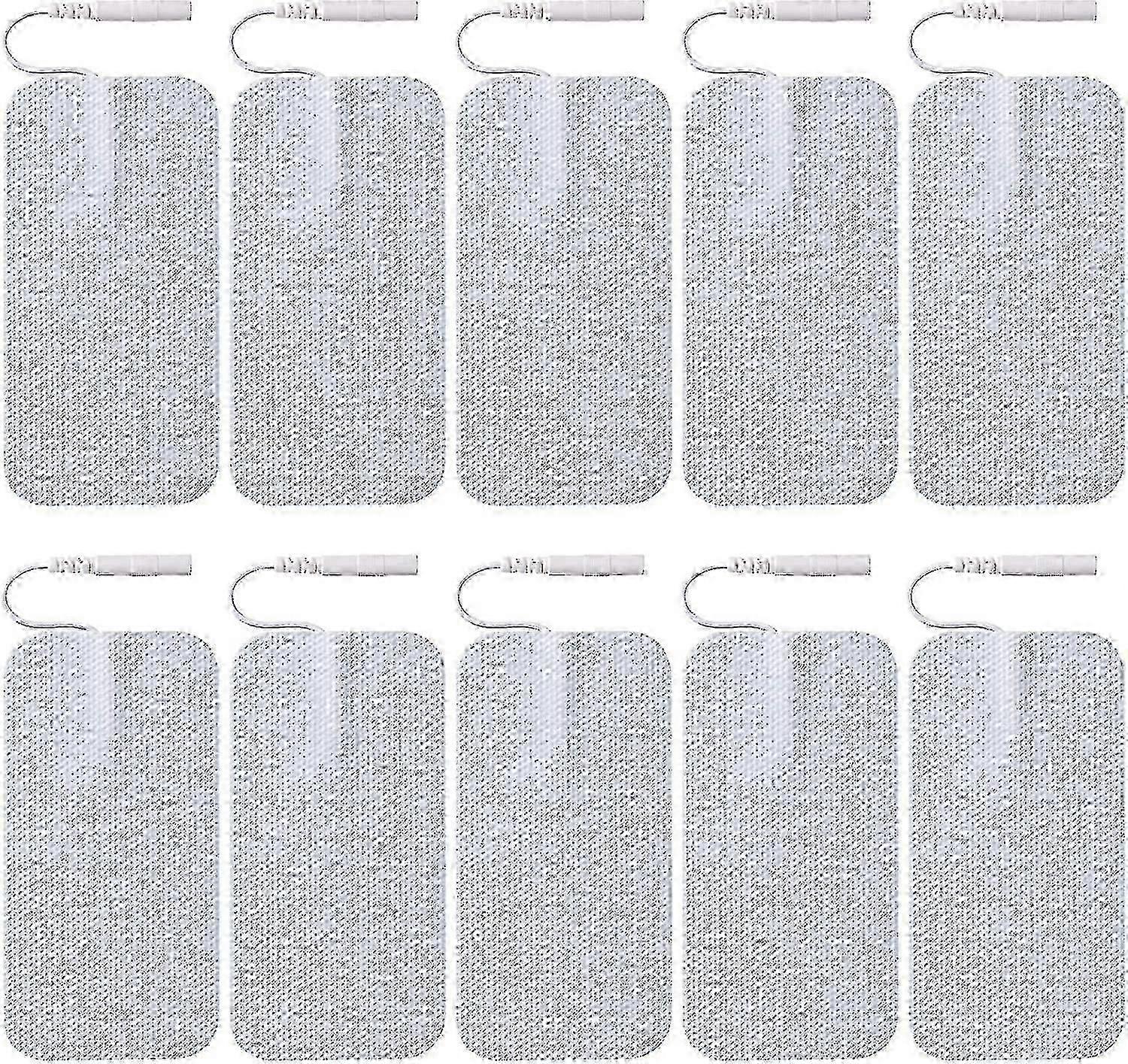 10 Pieces Large Electrode Pads For Tens Unit Replacement Pads For Tens Machine