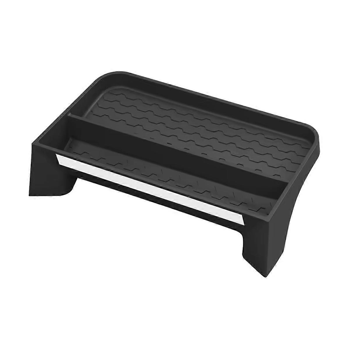 LHD Car Dashboard Organizer Tray for Display Screen Storage
