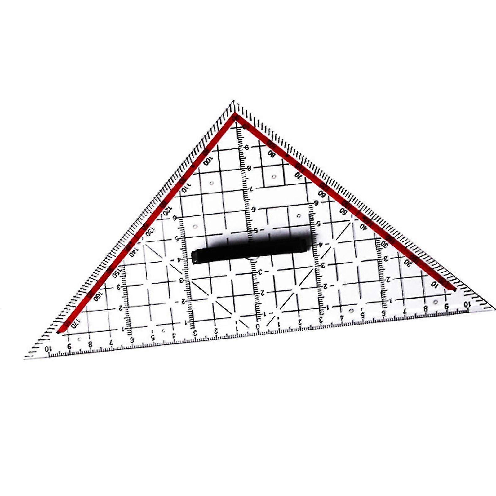 Triangle Ruler 10inch Triangle Angle Protractor for Design Painting Workshop