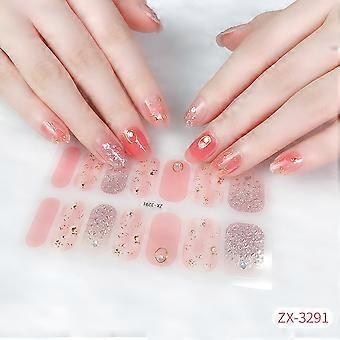 Wasserdichte Nagelaufkleber 3D-farbige Diamantaufkleber Schwangere Frauen können Diamantnagelaufkleber im Stil 3D dreidimensionaler Diamant ZX-3291 verwenden