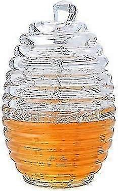 265ml Classic Honey Jar Honey Bee Jar Safe Honey Dispenser With Spoon, Perfect For Storing And Distributing Honey