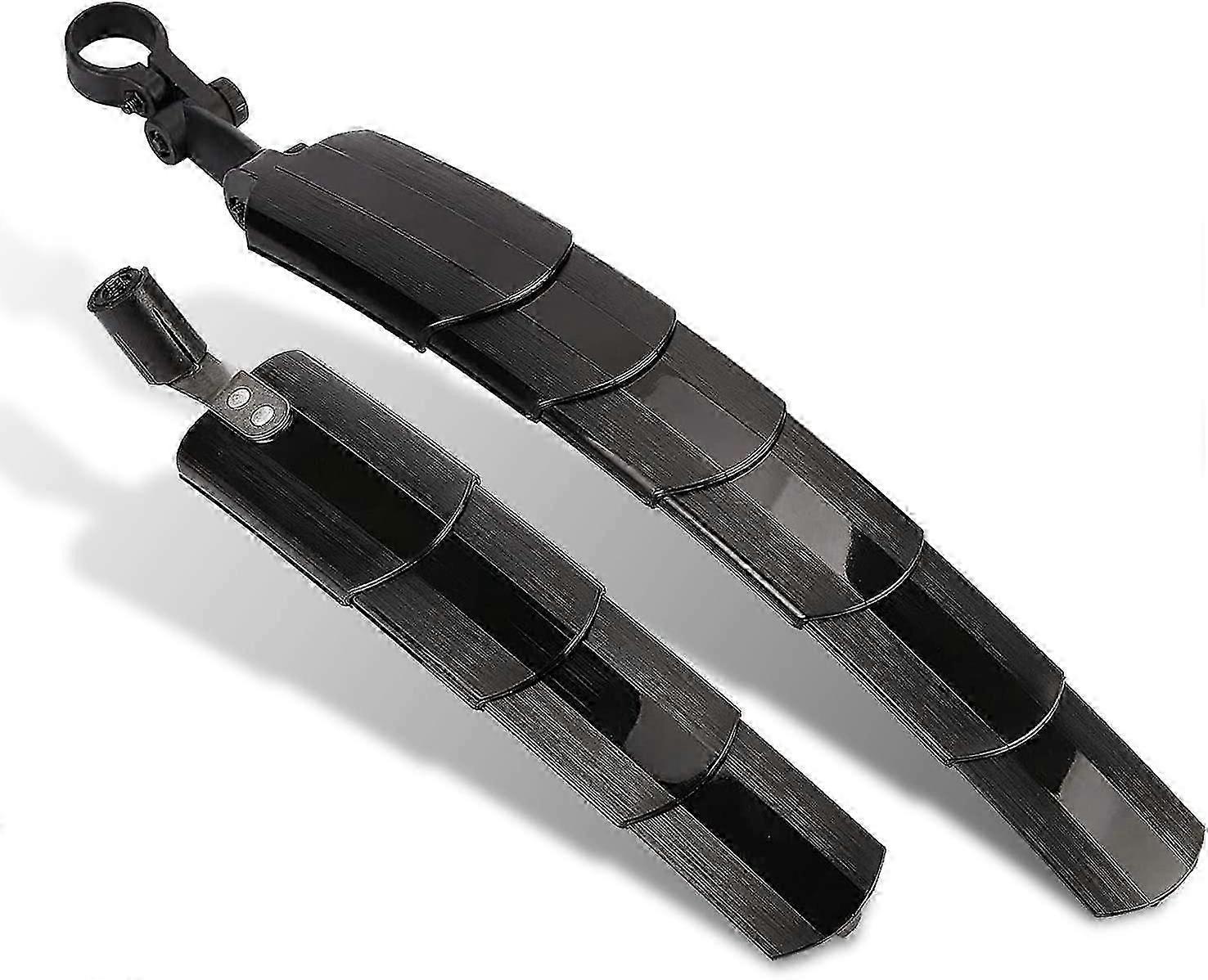 Garde-boue de vlo, ensemble de garde-boue de vlo rtractables garde-boue avant et arrire de vlo de montagne garde-boue de vlo rglable portable pour VTT