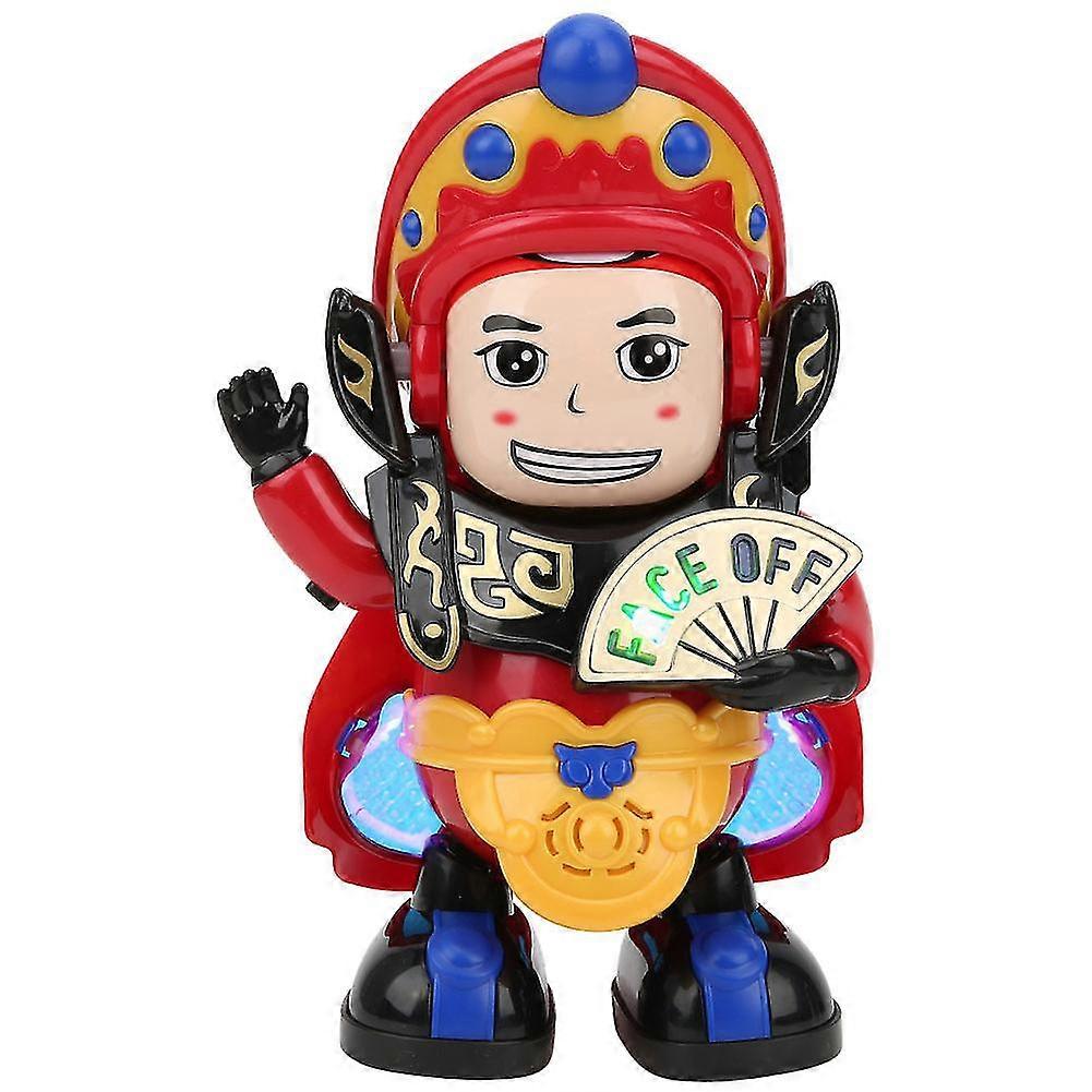 25-26 Electric Face Changing Robot Toy Automatically Changed Face with LED Light GiftFace Changing