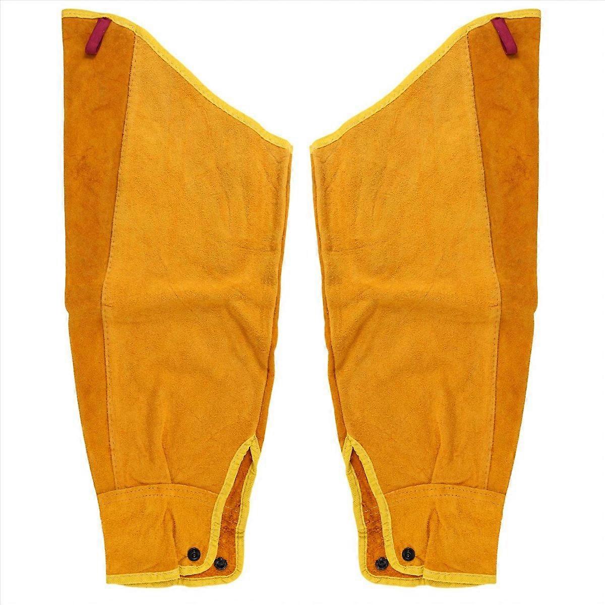 2pcs Kunstleder Schweißhülsen Schützende Hitzearm Hülse