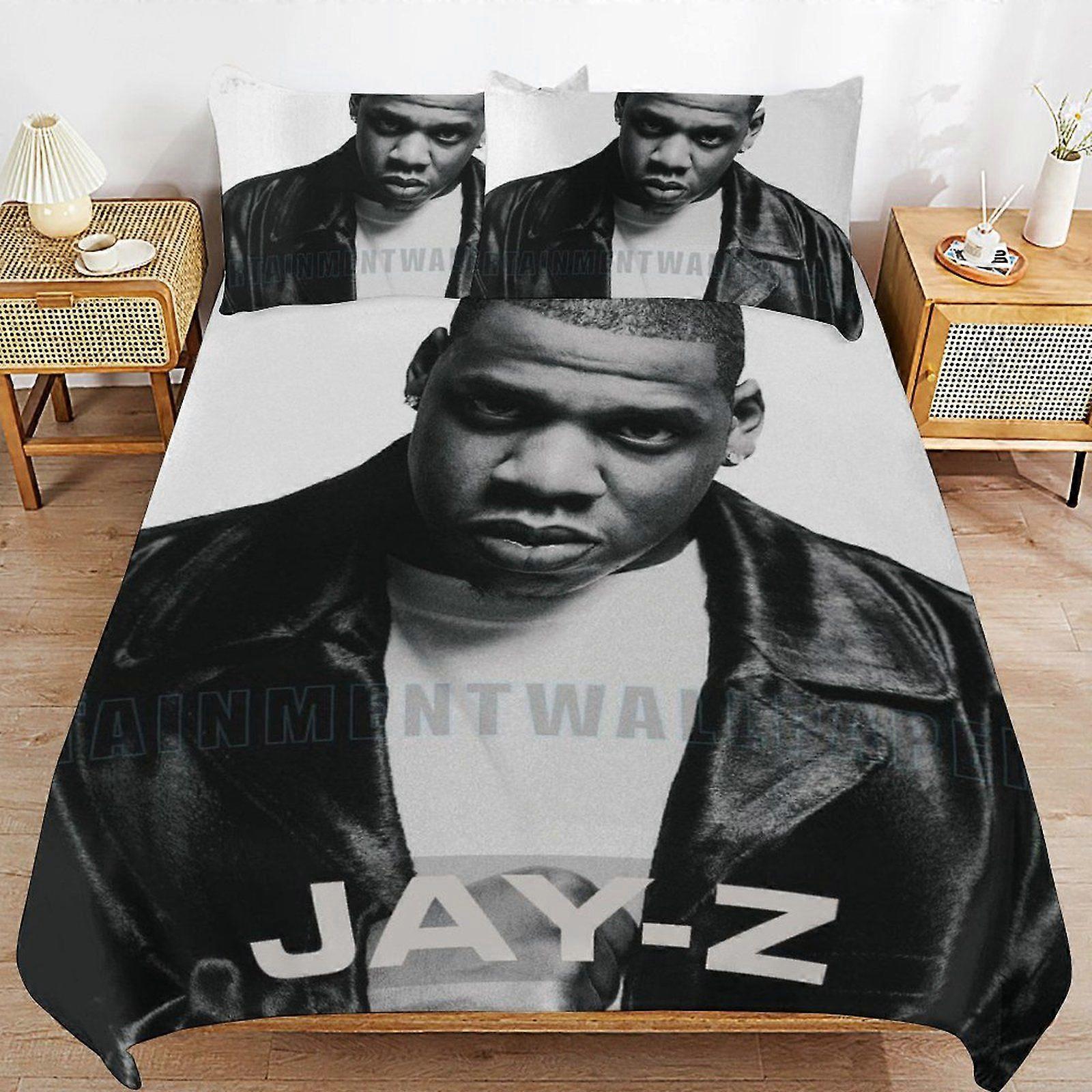 j417 jay-z Daily Comfort Soft Durable Zipper Structure Comfortable Fabric Duvet Cover Sets Sleeping Essentials k417
