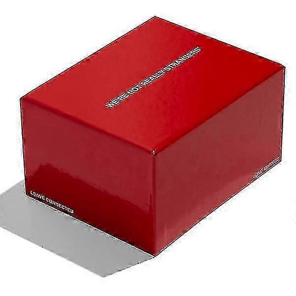 English version We're Not Really Strangers Card