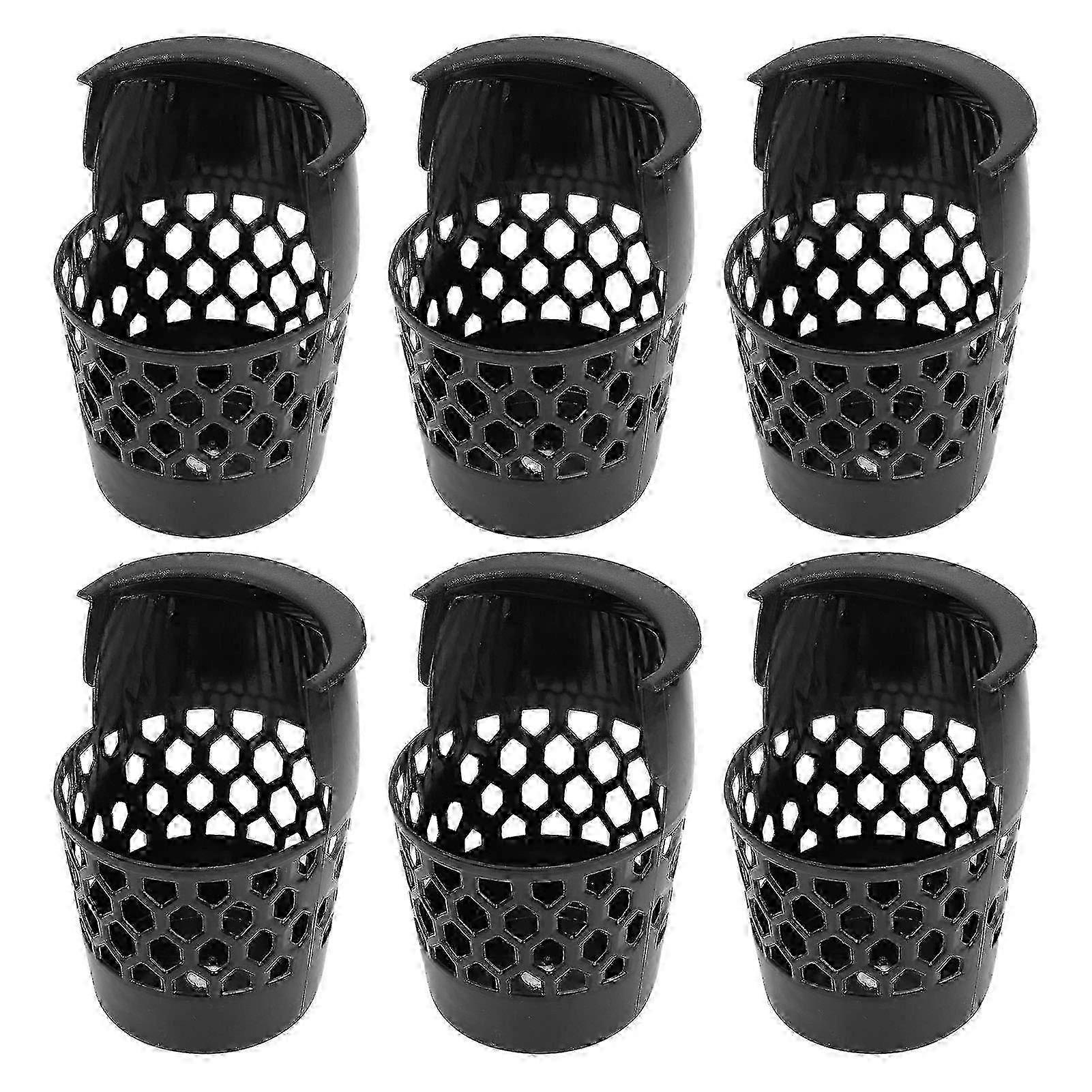 6Pcs Billiard Ball Storage Pockets Plastic Pool Table Web Baskets Drop Net Bag Accessory M