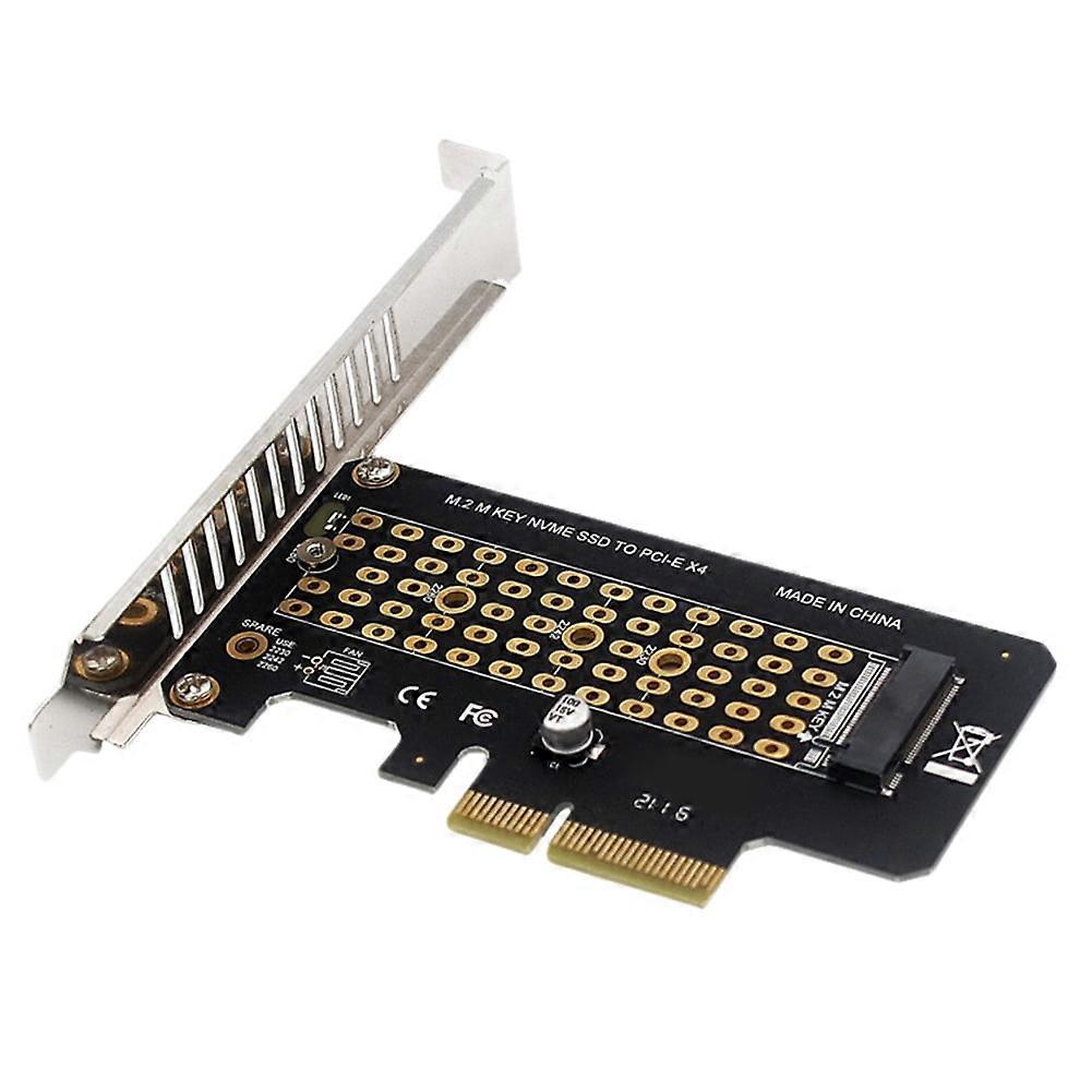 jixopn M.2 NVMe SSD TO PCIE X4 Adapter Full Speed for Windows/Mac/Linux (Full height)