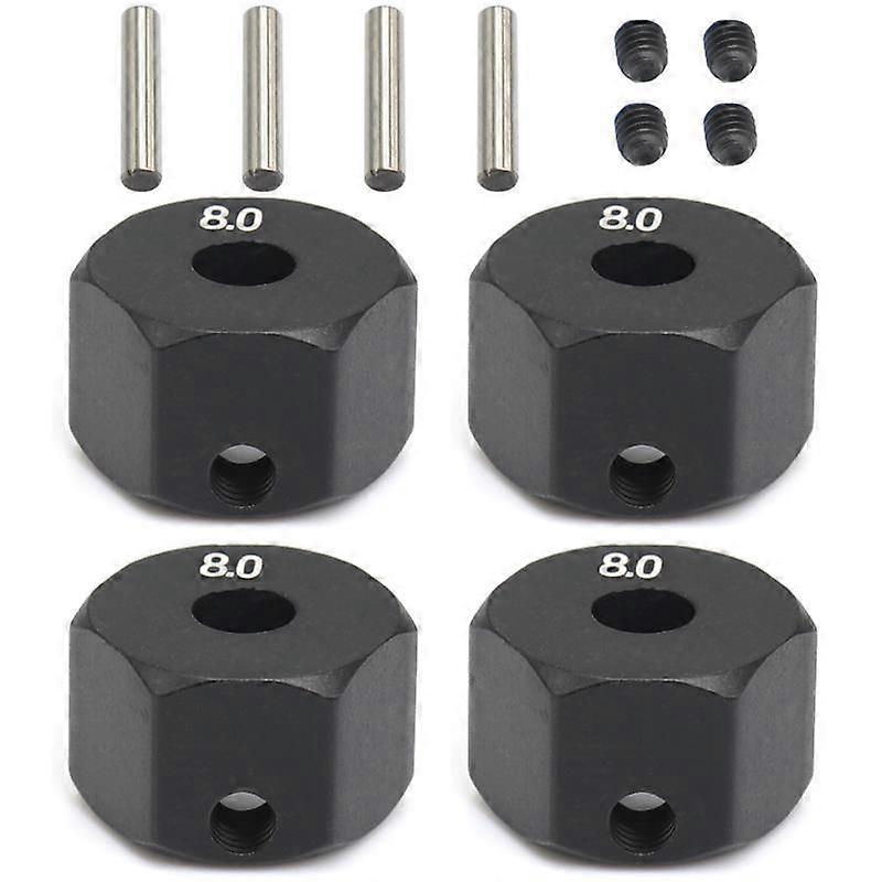 4Pcs 12MM Wheel Hex Hub for 1/10 RC Crawler Axial SCX10 Traxxax Trx4 MST RC Car Part
