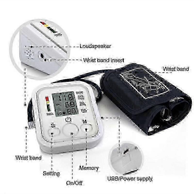 Digital Blood Pressure Monitor With Voice Function For Home Use