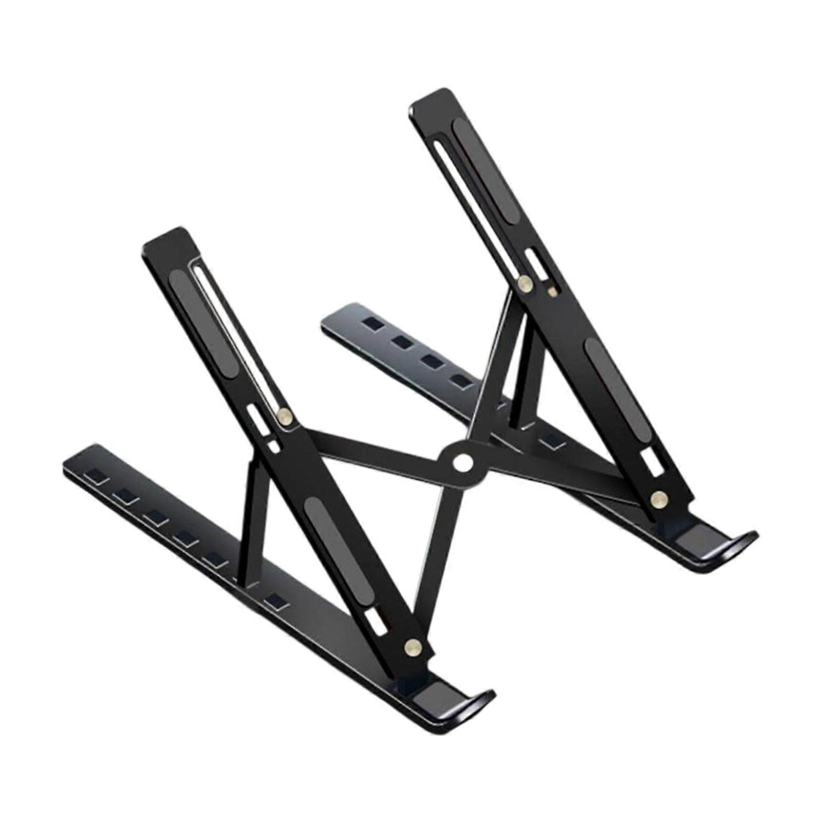 Space Efficient Adjustables Computer Stand For 16inch Notebook Aluminum Frame Foldable Travel Friendly Enhanceds Air Circulation For Workstations