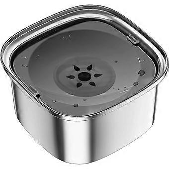 3l Dog Water Bowl 101oz Stainless Steel Dog Bowl No Spill Large Capacity Dog Food Water Bowl Slow Water Feeder, Spill Proof Pet Water Dispenser