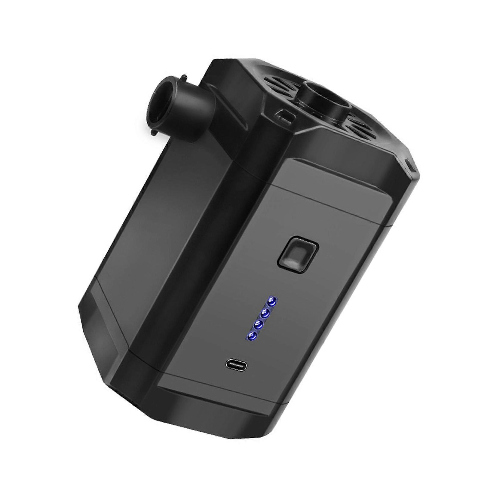 2 in 1 Portable Pump For Camping Equipment Fast Inflation Deflation Builtin Rechargeable Battery 5200mAh Multicolor