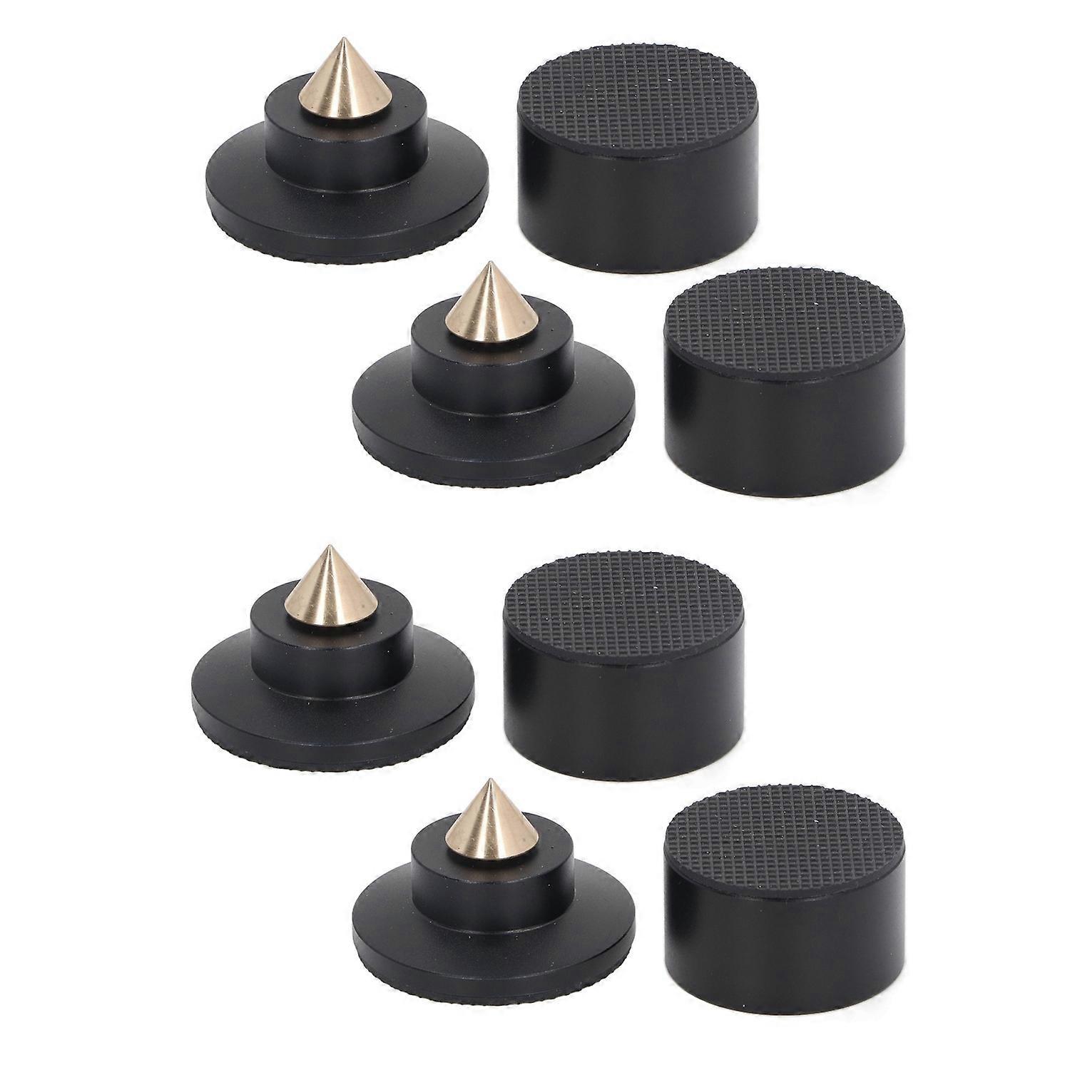 4 Sets Speaker Isolation Stand Feet Pad Shockproof Antislip Speaker Resonance Reducer for Turntable 