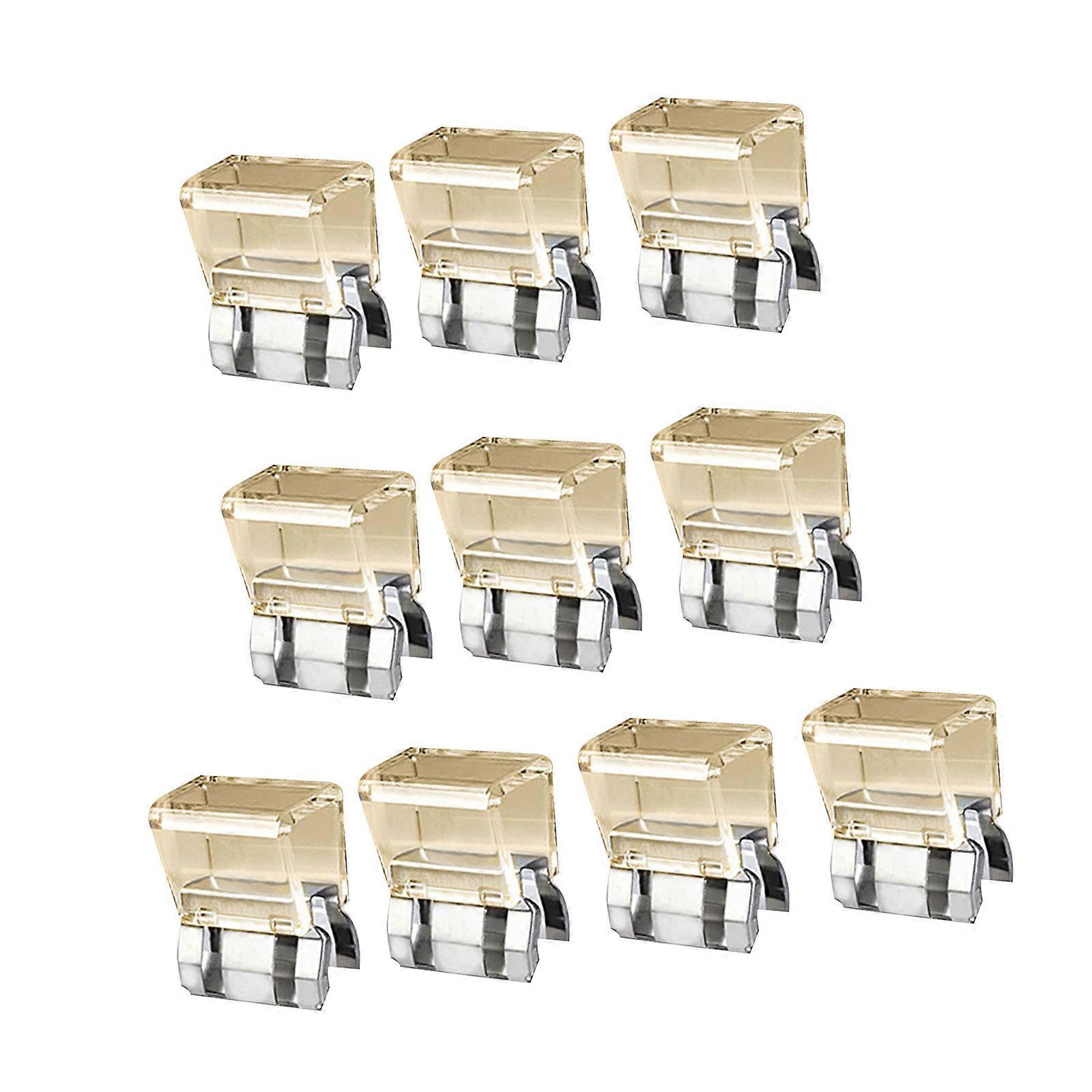 Multipurpose Pant Clip Guards Prevent Fabric Dragging Without Altering Garment Design  Transparent Yellow