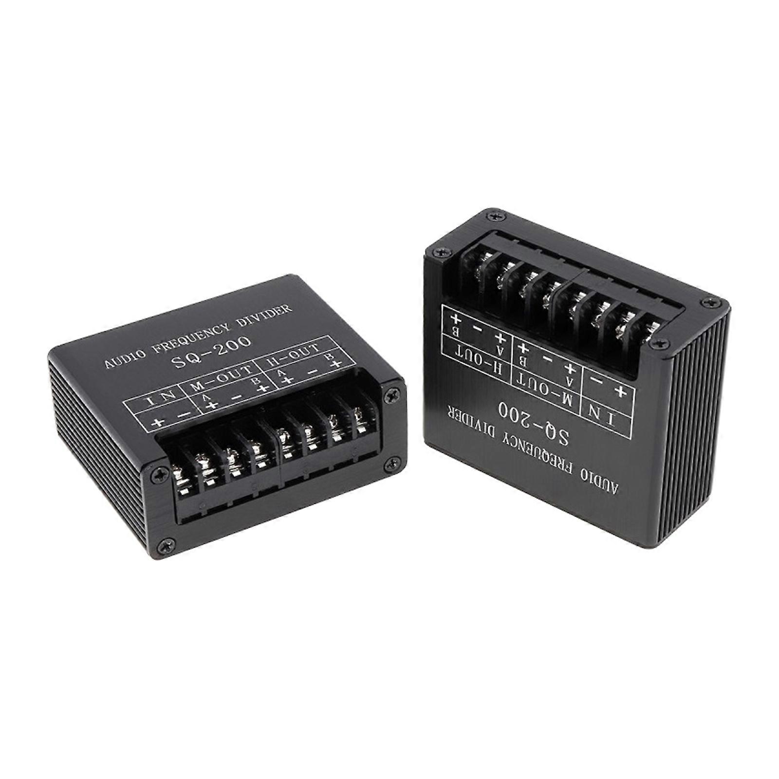 Elevates Your Vehicles Audios Quality with the SQ200 Midrange Frequency Divider Expansion Kits Plastic for Audiophiles Multicolor