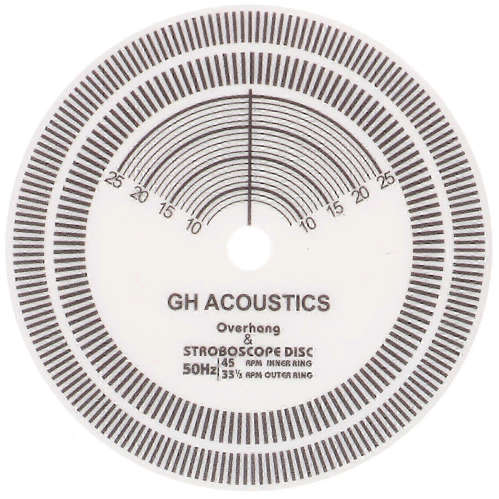 Vinyl Record Player Speed Meter Instrument Rotary Speed Calibration Tool Speed Testing Disk